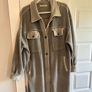 Free People Long Ruby Jacket
